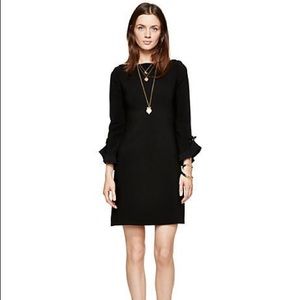 Kate Spade Ruffle Sleeve Dress do wonders black